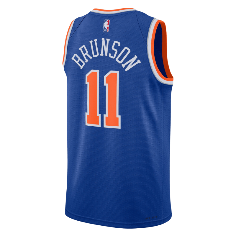 Jalen Brunson #11 New York Knicks Blue Icon Trikot