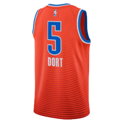 Luguentz Dort #5 Oklahoma City Thunder Orange Statement-Trikot
