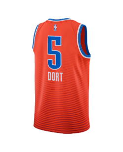 Luguentz Dort #5 Oklahoma City Thunder Orange Statement-Trikot