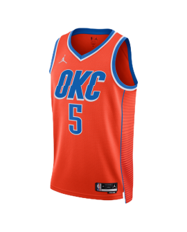Luguentz Dort #5 Oklahoma City Thunder Orange Statement-Trikot