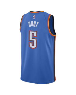 Luguentz Dort #5 Oklahoma City Thunder Blue Icon Trikot
