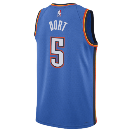 Luguentz Dort #5 Oklahoma City Thunder Blue Icon Trikot