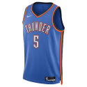 Luguentz Dort #5 Oklahoma City Thunder Blue Icon Trikot