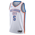 Luguentz Dort #5 Oklahoma City Thunder Weiß Association Trikot