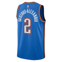 Shai Gilgeous-Alexander #2 Oklahoma City Thunder Blue Icon Trikot