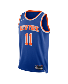 Jalen Brunson #11 New York Knicks Blue Icon Trikot
