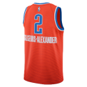 Shai Gilgeous-Alexander #2 Oklahoma City Thunder Orange Statement-Trikot