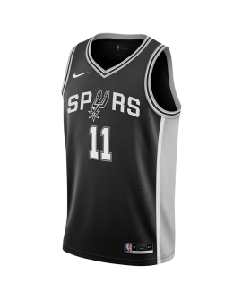 Carter Bryant #11 San Antonio Spurs Schwarzes Icon-Trikot