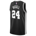 Devin Vassell #24 San Antonio Spurs Schwarzes Icon-Trikot