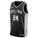Devin Vassell #24 San Antonio Spurs Schwarzes Icon-Trikot