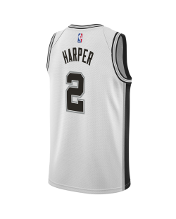 Dylan Harper #2 San Antonio Spurs Weiß Association Trikot