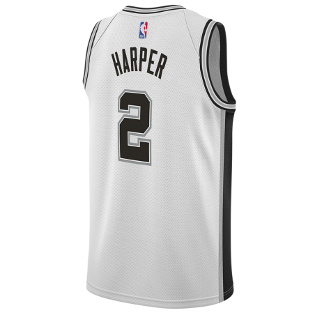 Dylan Harper #2 San Antonio Spurs Weiß Association Trikot