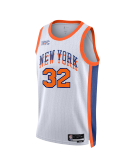 Karl-Anthony Towns #32 New York Knicks Weißes City Edition-Trikot