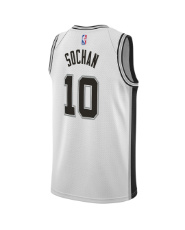 Jeremy Sochan #10 San Antonio Spurs Weiß Association-Trikot