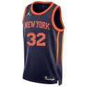 Karl-Anthony Towns #32 New York Knicks Navy Statement-Trikot