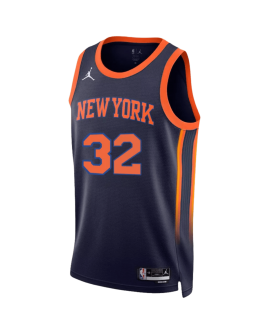 Karl-Anthony Towns #32 New York Knicks Navy Statement-Trikot