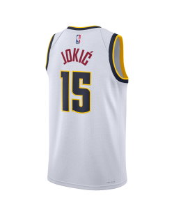 Nikola Jokić #15 Denver Nuggets Weiß Association-Trikot