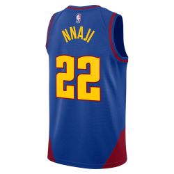 Zeke Nnaji #22 Denver Nuggets Blaues Statement-Trikot