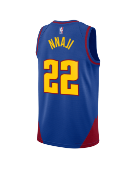 Zeke Nnaji #22 Denver Nuggets Blaues Statement-Trikot