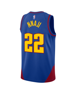 Zeke Nnaji #22 Denver Nuggets Blaues Statement-Trikot
