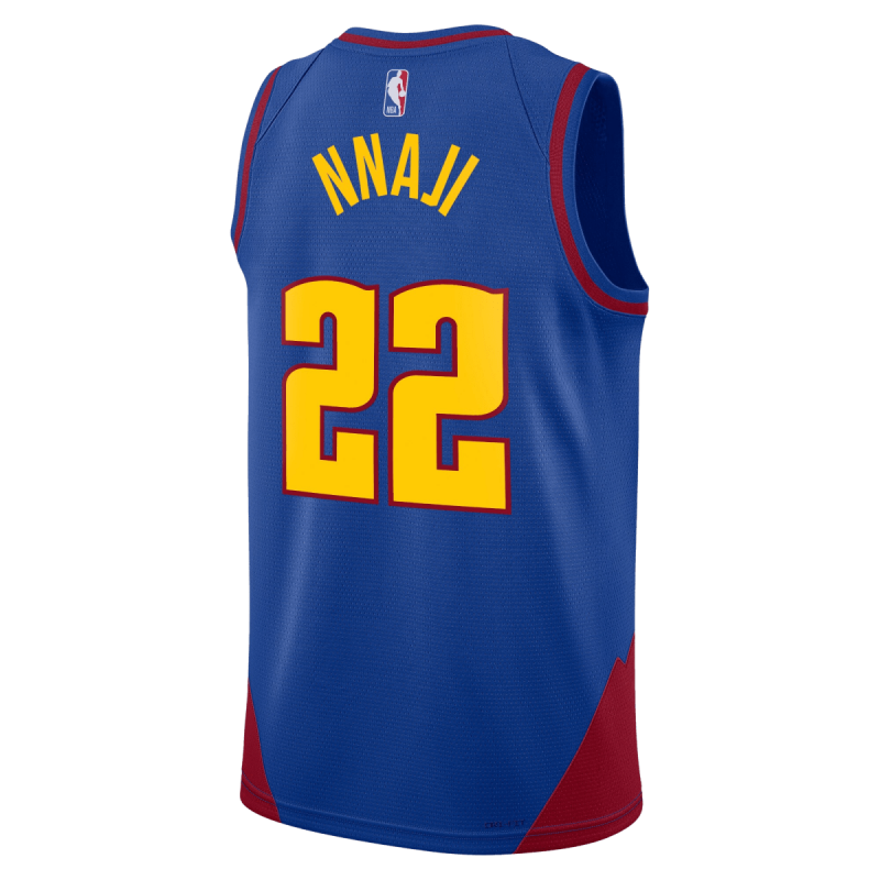 Zeke Nnaji #22 Denver Nuggets Blaues Statement-Trikot