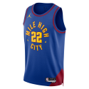 Zeke Nnaji #22 Denver Nuggets Blaues Statement-Trikot