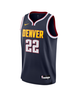 Zeke Nnaji #22 Denver Nuggets Navy Icon Trikot