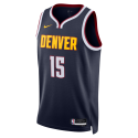Nikola Jokić #15 Denver Nuggets Navy Icon-Trikot