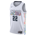 Zeke Nnaji #22 Denver Nuggets Weißes City Edition-Trikot