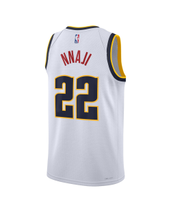 Zeke Nnaji #22 Denver Nuggets Weiß Association-Trikot