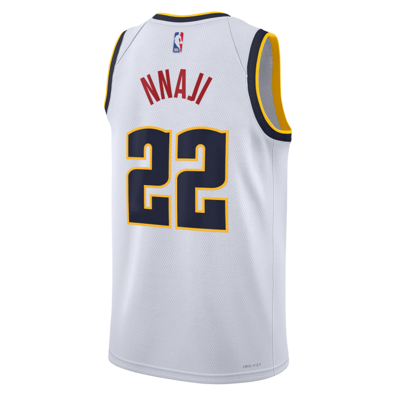 Zeke Nnaji #22 Denver Nuggets Weiß Association-Trikot