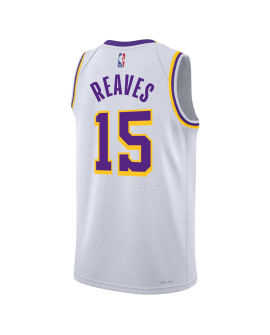 Weißes Association-Trikot der Austin Reaves #15 der Los Angeles Lakers
