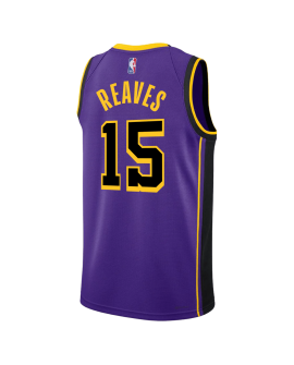 Austin Reaves #15 Lila Statement-Trikot der Los Angeles Lakers