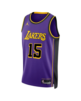 Austin Reaves #15 Lila Statement-Trikot der Los Angeles Lakers