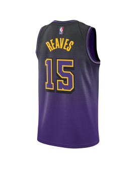 Austin Reaves #15 Los Angeles Lakers Purple City Edition-Trikot