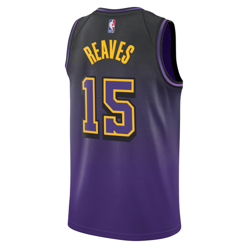 Austin Reaves #15 Los Angeles Lakers Purple City Edition-Trikot