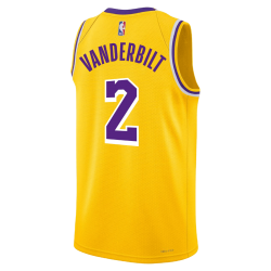 Jarred Vanderbilt #2 Los Angeles Lakers Gelbes Icon-Trikot