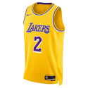 Jarred Vanderbilt #2 Los Angeles Lakers Gelbes Icon-Trikot