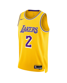 Jarred Vanderbilt #2 Los Angeles Lakers Gelbes Icon-Trikot
