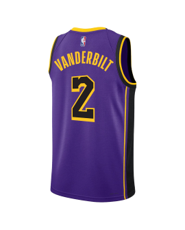 Jarred Vanderbilt #2 Lila Statement-Trikot der Los Angeles Lakers