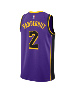 Jarred Vanderbilt #2 Lila Statement-Trikot der Los Angeles Lakers