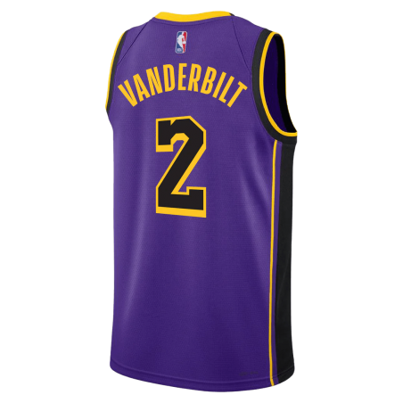 Jarred Vanderbilt #2 Lila Statement-Trikot der Los Angeles Lakers