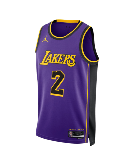 Jarred Vanderbilt #2 Lila Statement-Trikot der Los Angeles Lakers