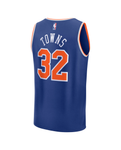 Karl-Anthony Towns #32 New York Knicks Blue Icon Trikot