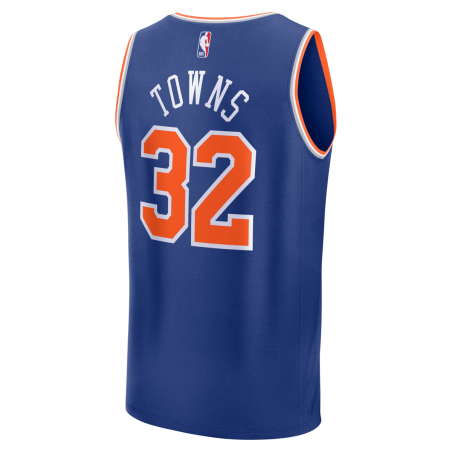 Karl-Anthony Towns #32 New York Knicks Blue Icon Trikot