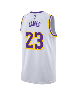 LeBron James #23 Los Angeles Lakers Weißes Association-Trikot