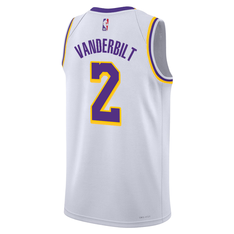 Jarred Vanderbilt #2 Weißes Association-Trikot der Los Angeles Lakers
