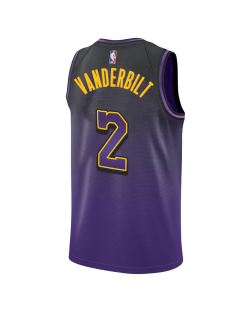 Jarred Vanderbilt #2 Los Angeles Lakers Purple City Edition-Trikot