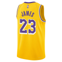 LeBron James #23 Los Angeles Lakers Gelbes Icon-Trikot