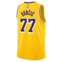Luka Dončić #77 Los Angeles Lakers Gelbes Icon-Trikot